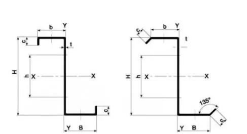 Galvanized Steel Z Purlin